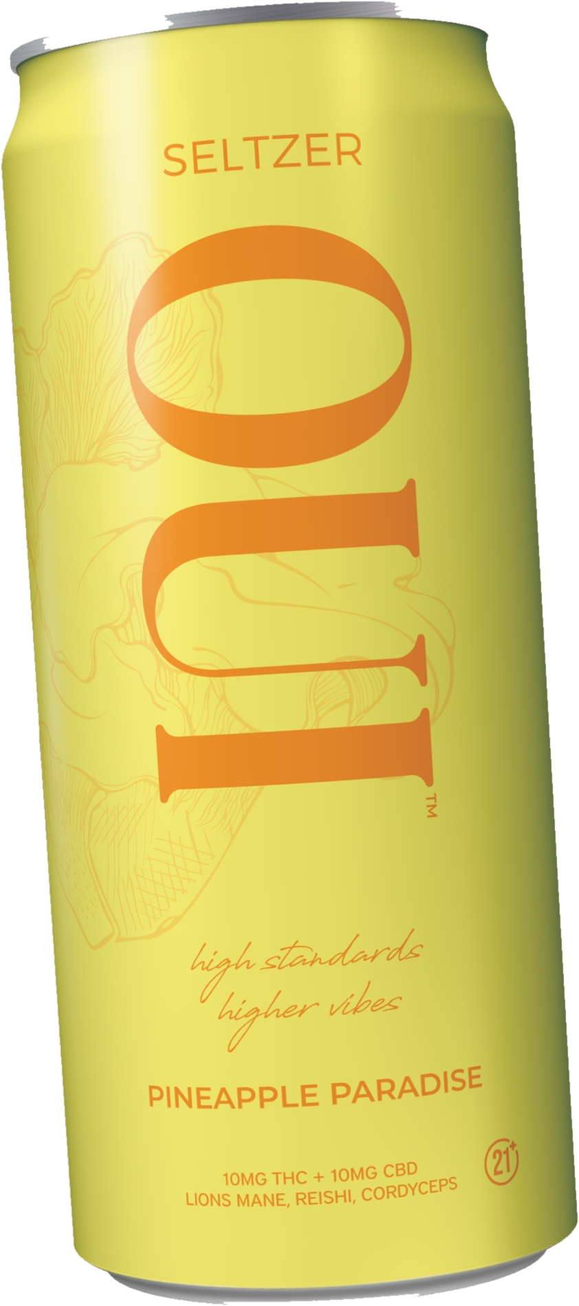 OUI Seltzer Pineapple Paradise can