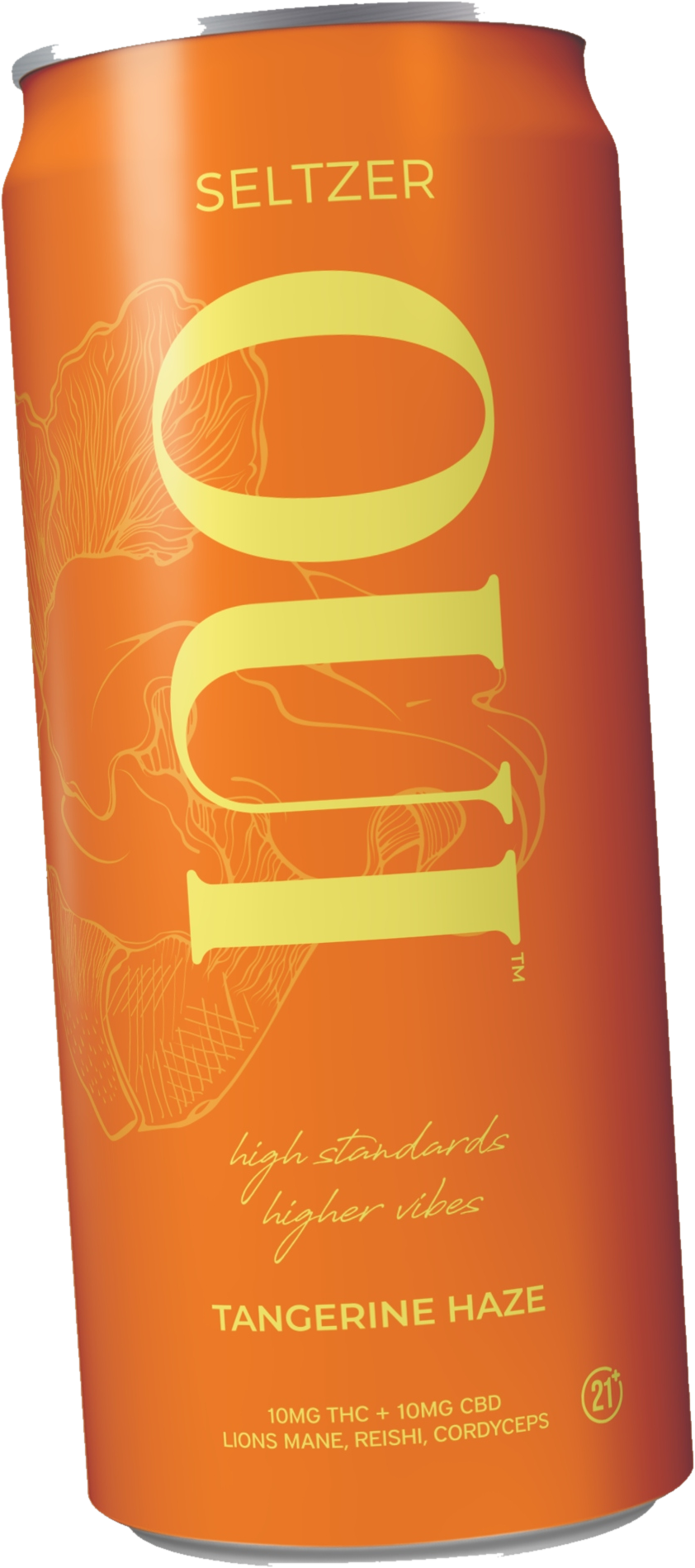 OUI Seltzer Tangerine Haze can