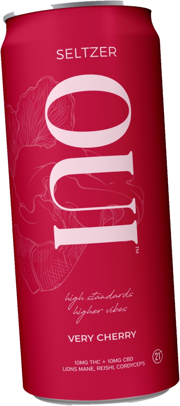 OUI Seltzer Very Cherry can
